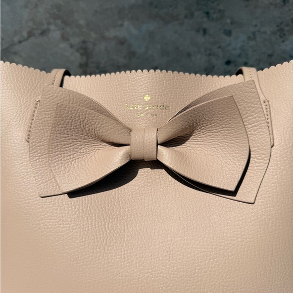 Kate Spade Cream Bow Shoulder Bag - Picture 8 of 11